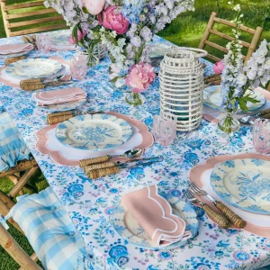 Cheap Seville Blue Gardenia Dinner Plate Dinner Plates