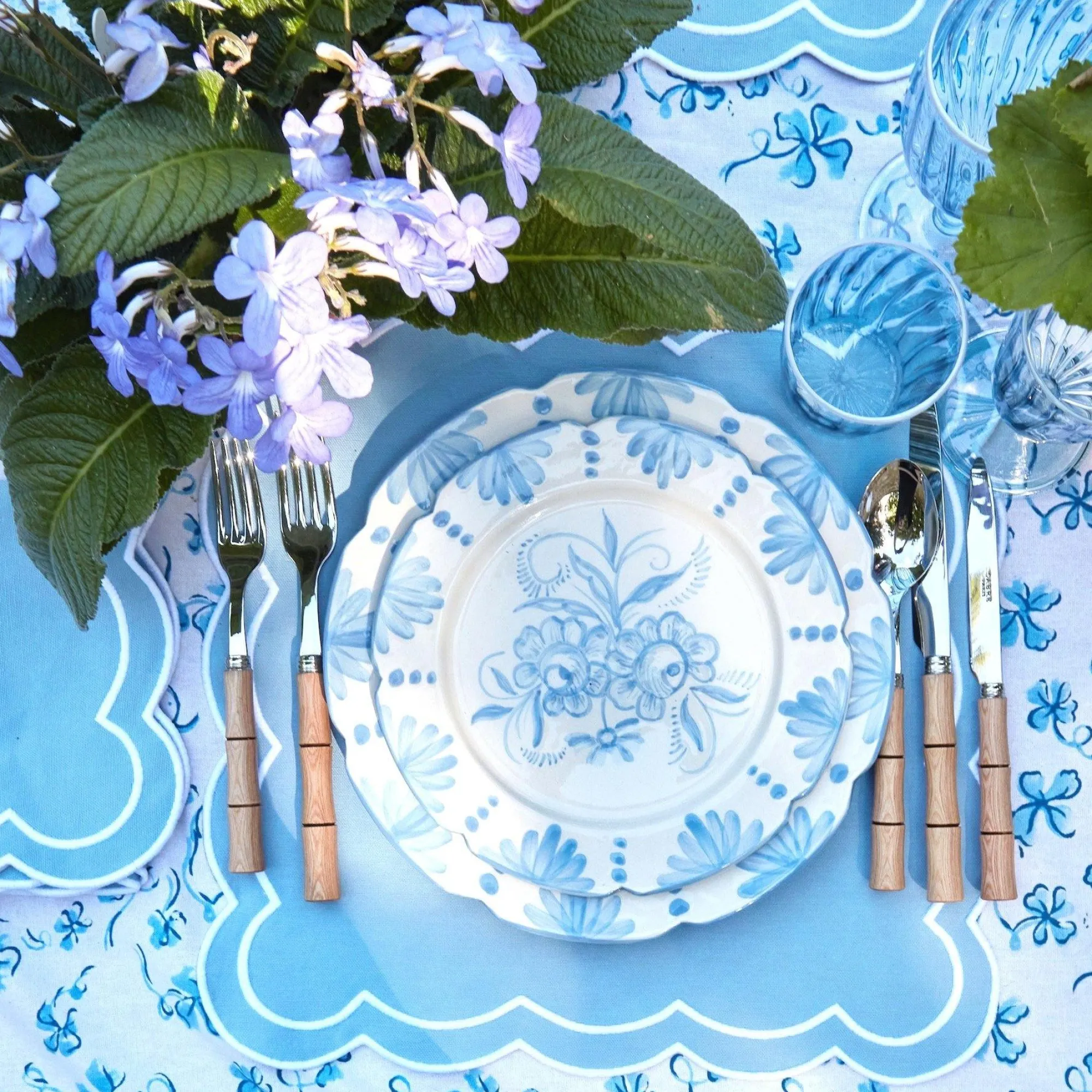 seville_blue_gardenia_sta_10-2.webp Cheap Seville Blue Gardenia Starter Plate (Set Of 4) Crockery Sets