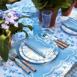 Flash Sale Seville Blue Gardenia Starter Plate (Set Of 4) Seville Crockery