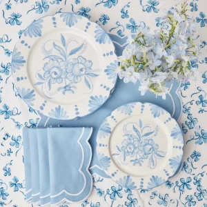 Flash Sale Seville Blue Gardenia Starter Plate (Set Of 4) Seville Crockery