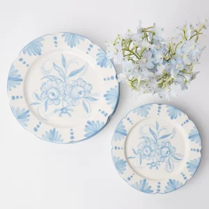 Flash Sale Seville Blue Gardenia Starter Plate (Set Of 4) Seville Crockery