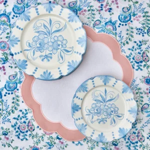 Flash Sale Seville Blue Gardenia Starter Plate (Set Of 4) Seville Crockery