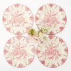 Sale Seville Pink Gardenia Dinner Plate (Set Of 4) Crockery Sets
