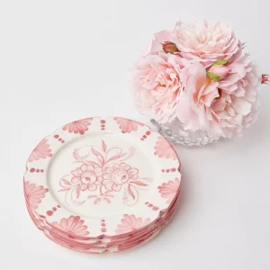 Fashion Seville Pink Gardenia Dinner Plate Dinner Plates