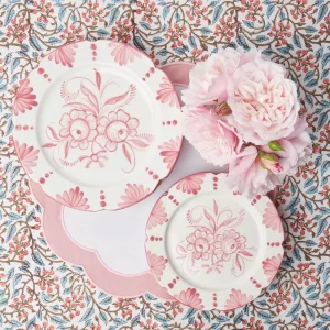 Cheap Seville Pink Gardenia Dinner Plate (Set Of 4) Dinner Plates