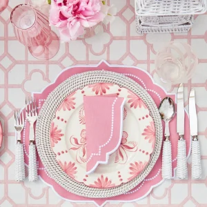 Cheap Seville Pink Gardenia Dinner Plate (Set Of 4) Dinner Plates