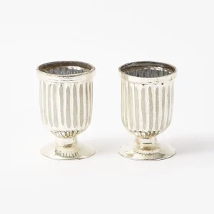 Best Small Mercury Fluted Vase (Pair) Vases