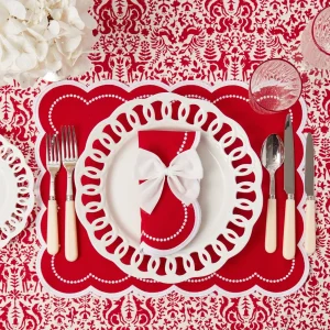 Shop Snow White Velvet Napkin Bows (Set Of 4) Napkin Rings, Bows & Wreaths