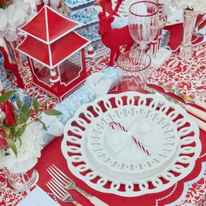 Shop Snow White Velvet Napkin Bows (Set Of 4) Napkin Rings, Bows & Wreaths