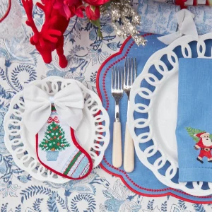 Shop Snow White Velvet Napkin Bows (Set Of 4) Napkin Rings, Bows & Wreaths