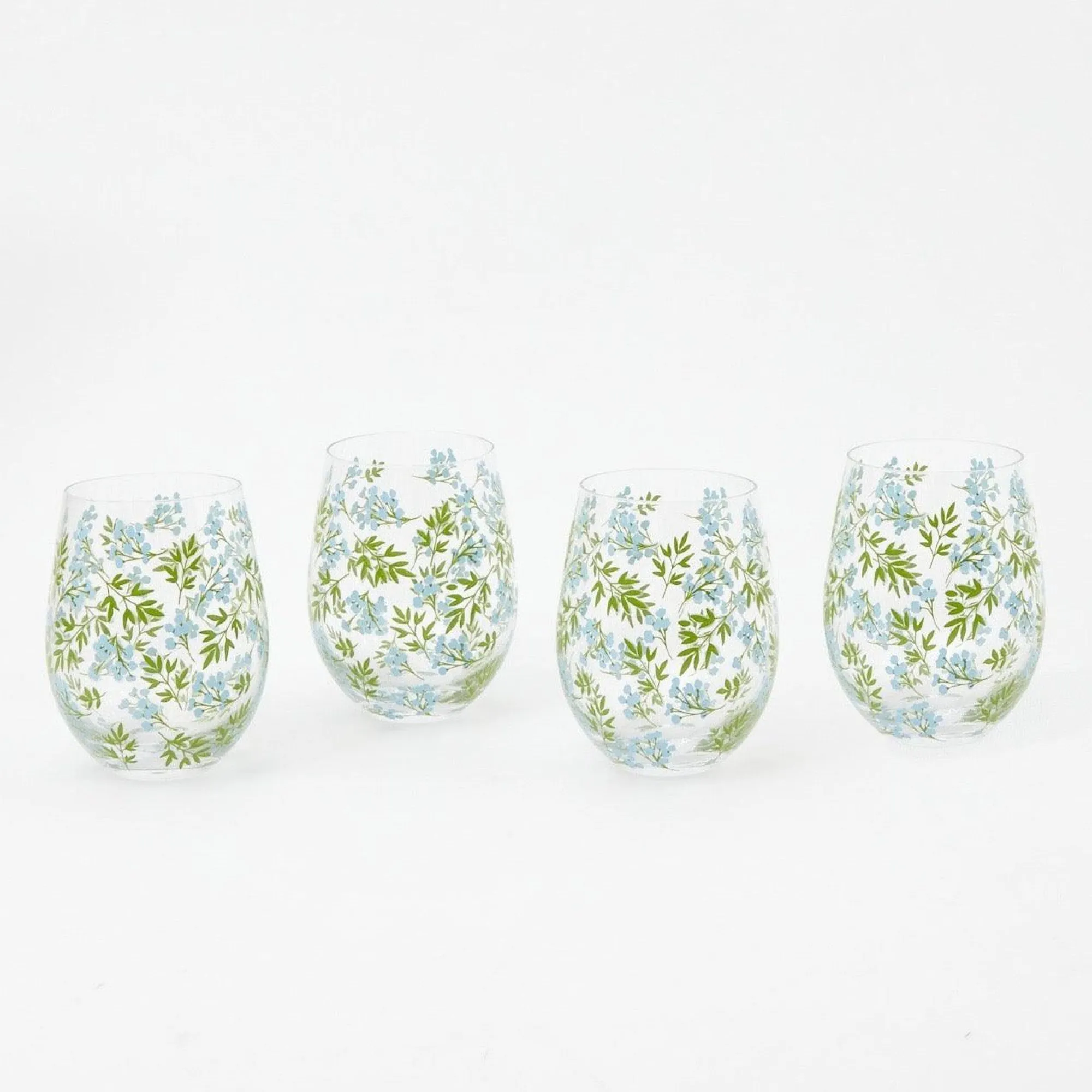 spring_floral_glasses_set_0.webp Clearance Spring Floral Glasses (Set Of 4) Glasses