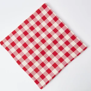 Fashion Swiss Red Gingham Tablecloth Tablecloths
