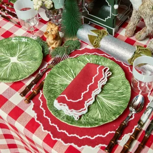 Fashion Swiss Red Gingham Tablecloth Tablecloths