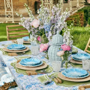 Online Sylvie Green Embroidered Placemats & Napkins (Set Of 4) Table Linen Sets