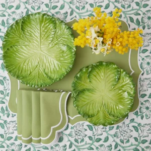 Online Sylvie Green Embroidered Placemats & Napkins (Set Of 4) Table Linen Sets