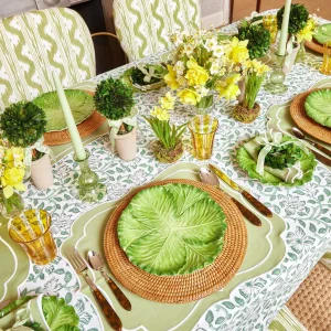 Online Sylvie Green Embroidered Placemats & Napkins (Set Of 4) Table Linen Sets