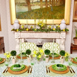 Online Sylvie Green Embroidered Placemats & Napkins (Set Of 4) Table Linen Sets