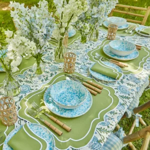 Online Sylvie Green Embroidered Placemats & Napkins (Set Of 4) Table Linen Sets