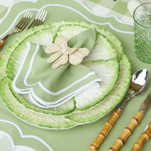 Online Sylvie Green Embroidered Placemats & Napkins (Set Of 4) Table Linen Sets