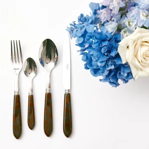 Discount Tortoiseshell Cutlery Set (4 Piece) Cutlery Sets