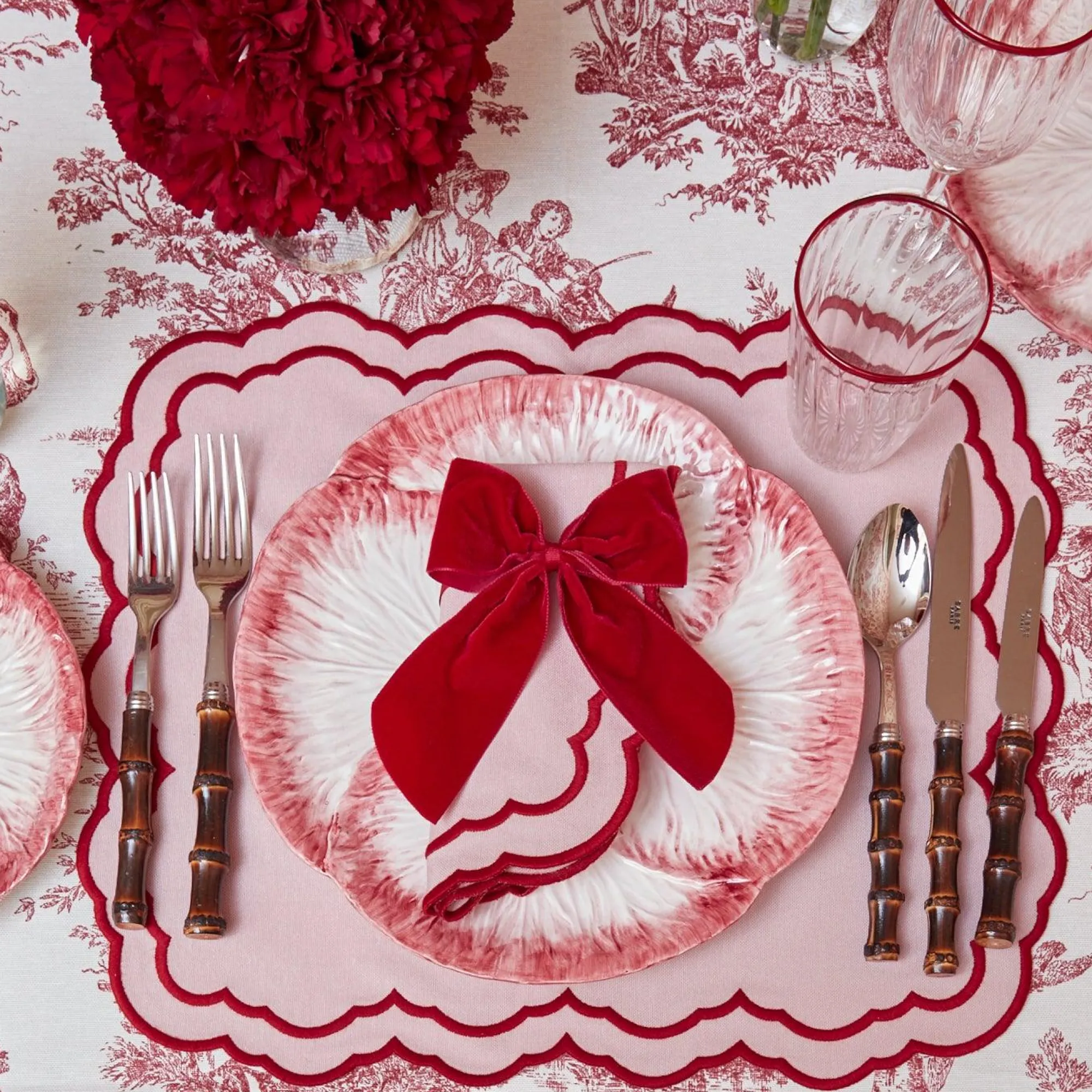 valerie_pink_placemats_se_10.webp Discount Valerie Pink Placemats (Set Of 4) Placemats