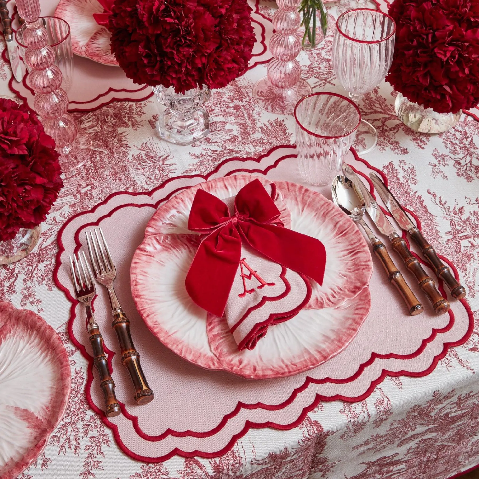 valerie_pink_placemats_se_13.webp Discount Valerie Pink Placemats (Set Of 4) Placemats