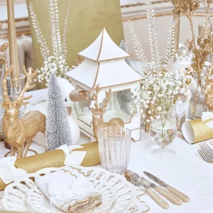 Cheap White & Gold Pagoda Lantern Pagodas & Lanterns