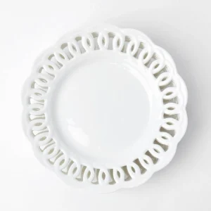 Best Sale White Lace Dinner Plates (Set Of 4) Dinner Plates