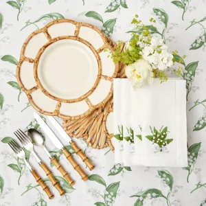 Shop White Lily Of The Valley Tablecloth Tablecloths
