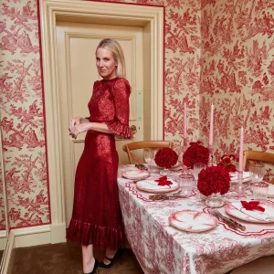 Store White Linen Xoxo Napkins (Set Of 4) Napkins