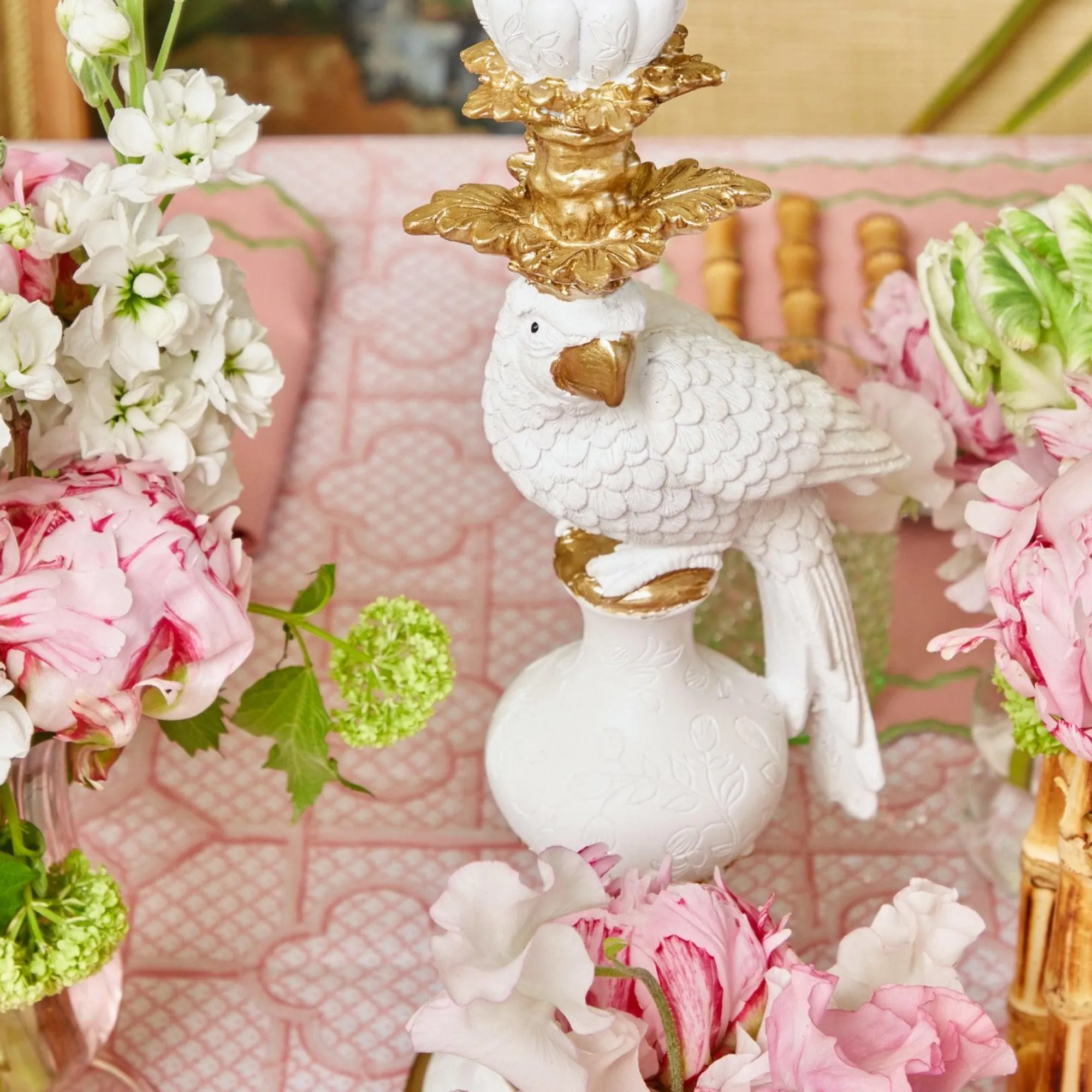 white_parrot_candle_holde_21.webp Cheap White Parrot Candle Holder (Pair) Candle Holders