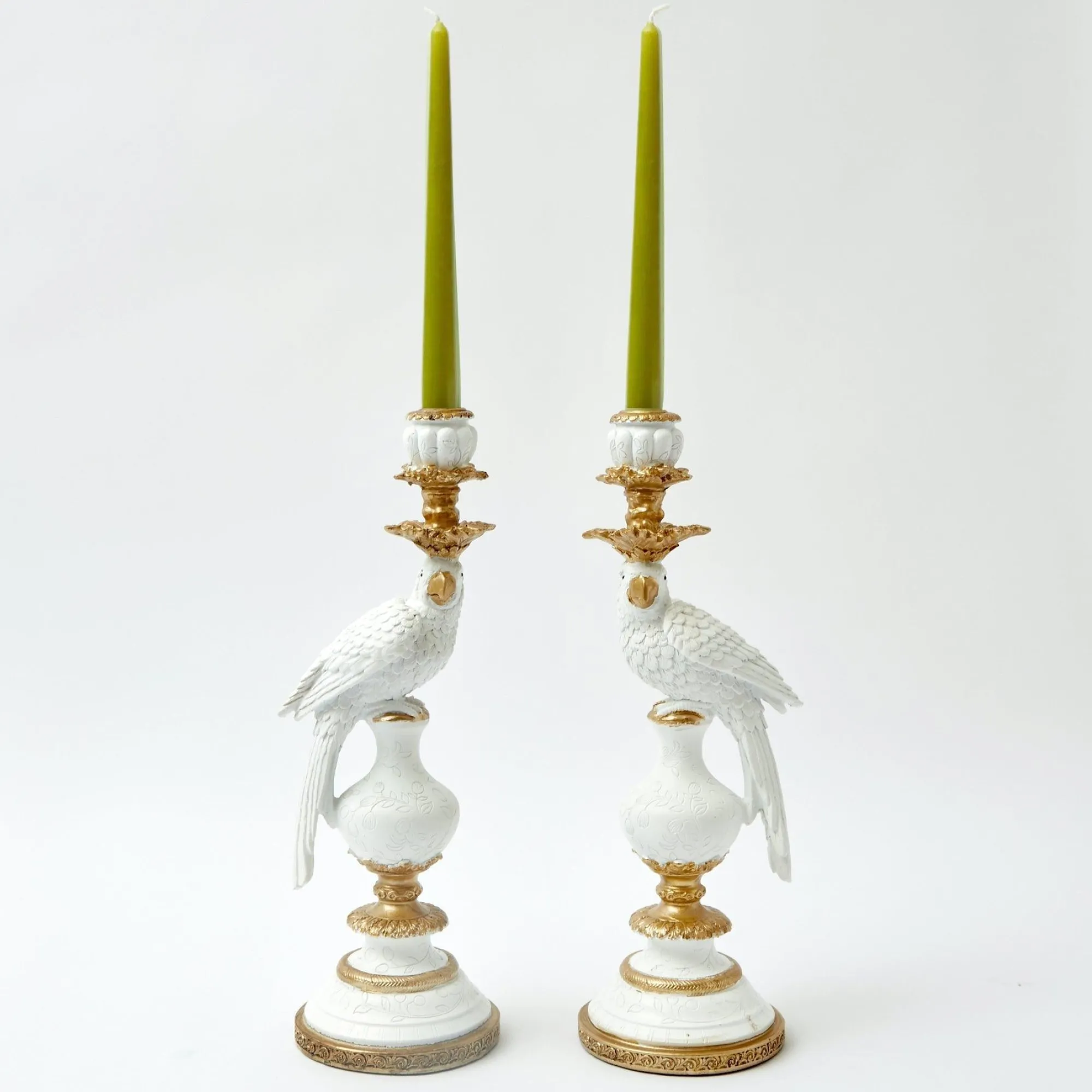 white_parrot_candle_holde_4.webp Cheap White Parrot Candle Holder (Pair) Candle Holders