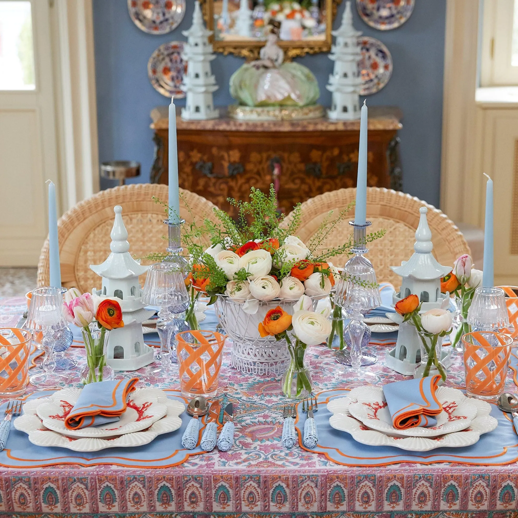 white_porcelain_pagodas_p_8.webp Flash Sale White Porcelain Pagodas (Pair) Pagodas & Lanterns