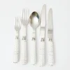Flash Sale White Rattan Cutlery (5 Piece) Rattan Tableware