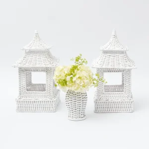 Hot White Rattan Decoration Set Decoration Sets