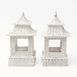 Hot White Rattan Decoration Set Decoration Sets