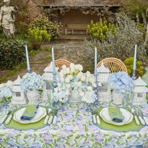 Sale White Rattan Pagoda Lantern Set Rattan Tableware