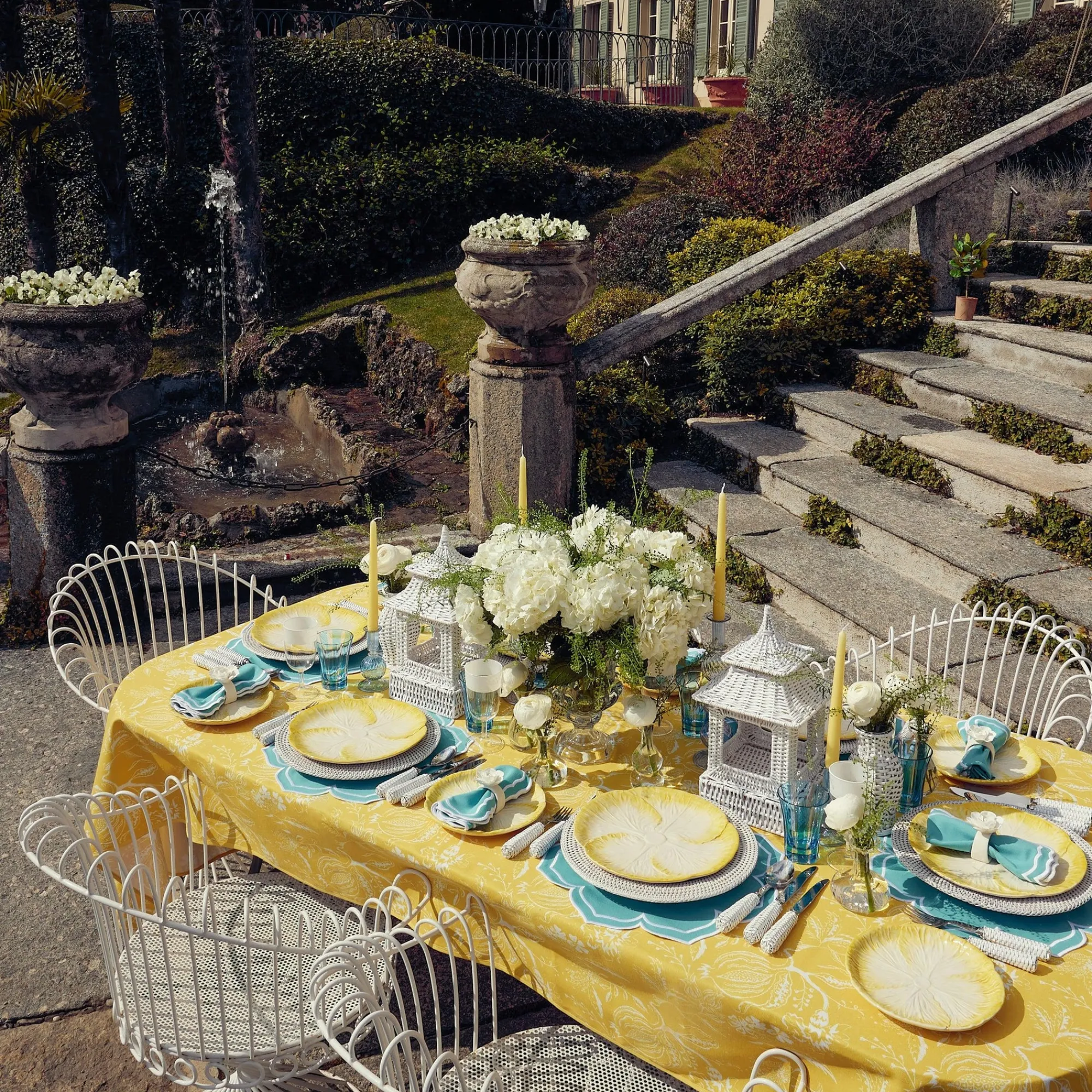 yellow_capri_lettuce_dinn_11-2.webp Best Sale Yellow Capri Lettuce Dinner & Starter Plates (Set Of 8) Starter Plates