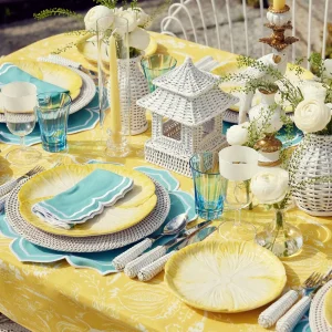 Best Sale Yellow Capri Lettuce Dinner & Starter Plates (Set Of 8) Starter Plates