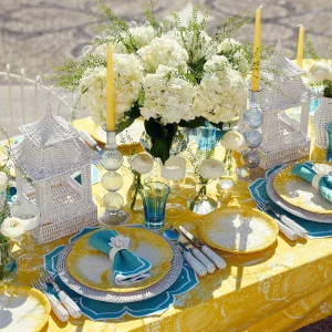 Best Sale Yellow Capri Lettuce Dinner & Starter Plates (Set Of 8) Starter Plates